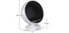 Ball Design Armchair - Upholstered in Faux Leather - Batton image 7