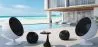 Ball Design Armchair - Upholstered in Faux Leather - Batton image 7