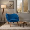 Fabric Upholstered Armchair - Scandinavian Design - Pelitano image 7