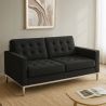 Fabric Upholstered Sofa - 2 Seater - Konel image 7