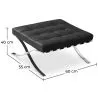 Leather Upholstered Footrest - Town image 7