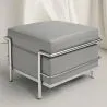 Square Footrest - Upholstered in Faux Leather - Kart image 7