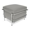  Square Footrest - Upholstered in Faux Leather - Kart image 7