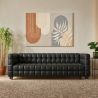 Polyurethane Leather Upholstered Sofa - 3 Seater - Nubus  image 7