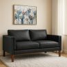 Leather Upholstered Sofa - 2 Seater - Mordecai image 7