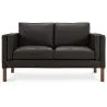 Leather Upholstered Sofa - 2 Seater - Mordecai image 7