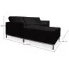 Chaise longue design - Upholstered in Polipiel - Nova image 7