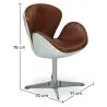 Armchair with Armrests - Aviator Style - Leather and Metal - Aviator image 7