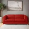 Polyurethane Leather Upholstered Sofa - 2 Seater - Cawa image 7