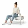 Design bench - 2 seats - Upholstered in polyurethane - Konel image 7