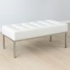 Design bench - 2 seats - Upholstered in polyurethane - Konel image 7