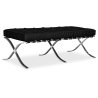Buy Leather-upholstered bench - Footrest - Town Black 13226 - prices