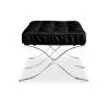 Leather-upholstered bench - Footrest - Town image 7