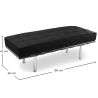 Bench Upholstered in Polyurethane - 2 Seats - Town  image 7