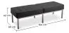 Bench Upholstered in Leather - 3 Seats - Kannes image 7