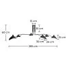 Ceiling Lamp - Flex Lamp - 6 Arms - George image 7