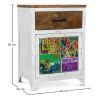 Printed Nightstand - Wood - Colin image 7