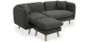 Linen Upholstered Chaise Lounge - Scandinavian Style - Vriga image 7