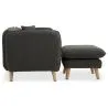 Linen Upholstered Chaise Lounge - Scandinavian Style - Vriga image 7