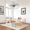 Buy Wooden Dining Chair - Scandinavian Style - Wish Black 99916432 - prices