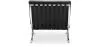 Design armchair with footrest - Leather upholstered - Town image 7