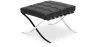 Design armchair with footrest - Leather upholstered - Town image 7
