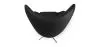 Armchair with armrests - Leather upholstery - Egg-shaped design - Brave image 7