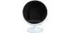 Ball Design Armchair - Upholstered in Faux Leather - Batton image 7
