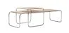 Pack of 2 coffee tables - Wood and Metal - Lacky image 7