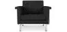 Armchair with armrests - Upholstered in leather - Town image 7