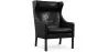 Armchair with Footrest - Upholstered in Polyurethane Leather - Micah image 7