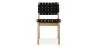 Wooden and Fabric Dining Chair - Sinny image 7