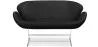 Curved Sofa - Polyurethane Leather Upholstered - 2 Seater - Svin image 7