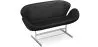 Curved Sofa - Polyurethane Leather Upholstered - 2 Seater - Svin image 7