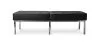Bench Upholstered in Leather - 3 Seats - Kannes image 7