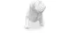 Decorative sculpture design Bulldog resin image 7