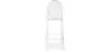 Bar Stool with Backrest - Transparent Design - 65cm - Victoria Queen image 7