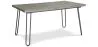 Rectangular Dining Table - Industrial Style - Wood and Metal - 150cm - Hairpin image 9