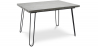 Buy 120x90 Dining table - Hairpin legs - Wood and metal Grey 59464 - in the UK