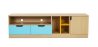 Buy Wooden TV Stand - Scandinavian Design - Yani Multicolour 59656 - in the UK
