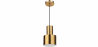 Buy Design Ceiling Lamp - Metal Pendant Lamp - Camilo Gold 59579 - in the UK