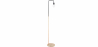 Buy Marble Base Floor Lamp - Living Room Lamp - Carlo Chrome Rose Gold 59578 - in the UK