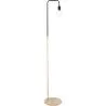 Buy Carlo floor lamp - Metal and marble Chrome Pink Gold 59578