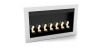 Buy Contemporary Wall-Mounted Ethanol Fireplace - VPF-FD50-WHITE White 17140 - in the UK