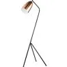 Buy Cavalletta floor lamp - Metal Chrome Pink Gold 59589