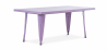 Buy Rectangular Children's Table - Industrial Design - 120cm - Stylix Purple 59686 with a guarantee