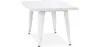 Square Children's Table - Industrial - Metal - 60cm - Stylix image 9