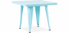 Buy Square Children's Table - Industrial - Metal - 60cm - Stylix Aquamarine 59685 - in the UK