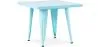 Square Children's Table - Industrial - Metal - 60cm - Stylix image 9