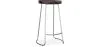  Bar Stool - Industrial Design - Wood and Metal - 76cm - Aiyana image 9